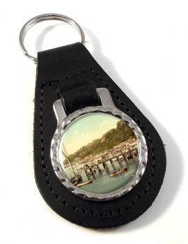 West Parade Southend Leather Key Fob