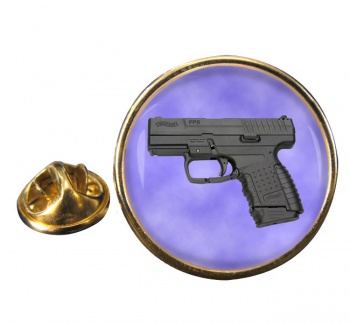Walther PPS Pistol Round Pin Badge