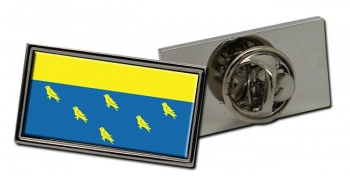 West Sussex (England) Flag Pin Badge