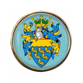 West Sussex (England) Round Pin Badge