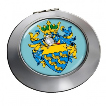 West Sussex (England) Round Mirror