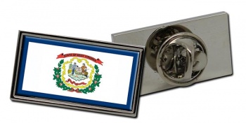West Virginia Flag Pin Badge