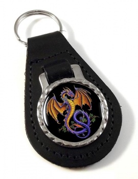 Wyverex Alchemy Dragon Leather Key Fob