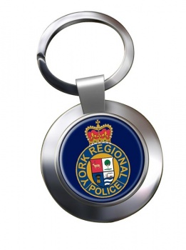 York Regional Police (Canada) Chrome Key Ring