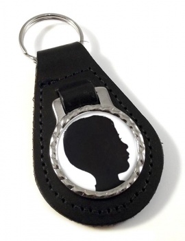 Your Child Leather Key Fob