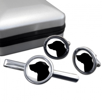 Your Pet Round Cufflink and Tie Clip Set