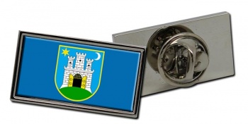 Zagreb (Croatia) Flag Pin Badge